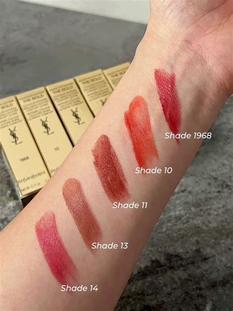 swatch ysl|ysl lipstick.